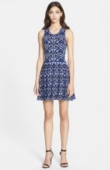 Parker Kaitlyn Knit Fit andamp Flare Dress at Nordstrom