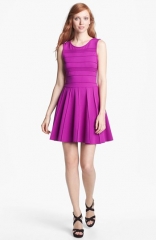 Parker Lacey Stretch Fit andamp Flare Dress at Nordstrom