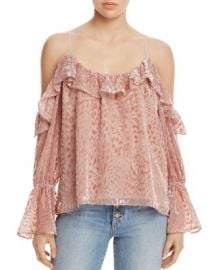 Parker Renzo Cold-Shoulder Top - 100  Exclusive at Bloomingdales