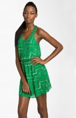 Parker Silk Geometric Sequin Slipdress at Nordstrom