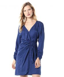 Parker Women Linda Long Sleeve Wrap Front Party Dress at Amazon