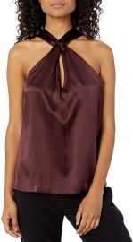 Parker Women s Dallas High Neck Sleeveless Halter Top at Amazon