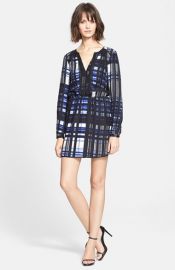 Parker and39Ravaand39 Print Silk Dress at Nordstrom