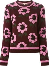 Parosh Floral Pattern Sweater - Shuga Palace at Farfetch