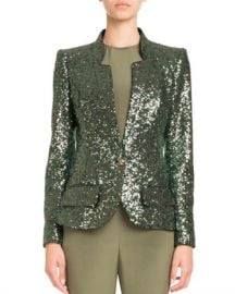 Pascal Millet Single-Breasted Tailored Sequin Jacket at Neiman Marcus