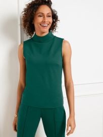 Passport Ponte Mockneck Shell Talbots at Talbots