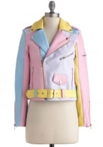 Pastel colorblock jacket at Modcloth at Modcloth