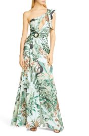 PatBO Eden One-Shoulder Cutout Gown at Nordstrom