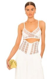 PatBO Linen Bralette Top and Pants at Revolve