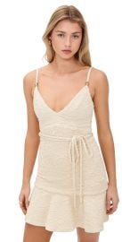 PatBO Papillon Jacquard Mini Dress Beige XS at Shopbop