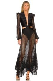 PatBO Plunge Netted Beach Dress at Revolve