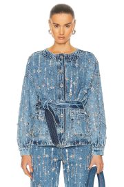 PatBO Rhinestone Beaded Jacket at FWRD