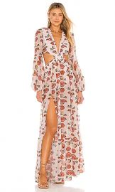 PatBO Seashell Long Sleeve Beach Dress in Cream from Revolve com at Revolve