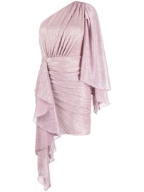 PatBO one-shoulder Draped Mini Dress - at Farfetch