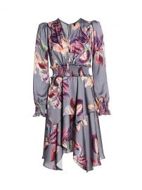 PatBo Grace Floral Mini A-Line Handkerchief Dress at Saks Fifth Avenue