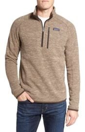 Patagonia Better Sweater Quarter Zip Fleece Lined Pullover at Nordstrom