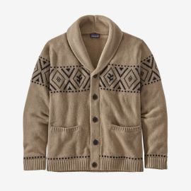 Patagonia Recycled Wool Shawl-Collar Cardigan - Planted TogetherEl Cap Khaki Garmentory at Garmentory