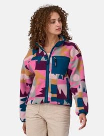 Patagonia Womenx27s Synchilla Jacket - Frontera Marble Pink Garmentory at Garmentory