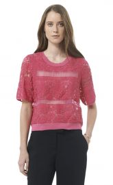 Patch Lace Top at Rebecca Taylor