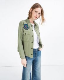 Patch Overshirt at Zara