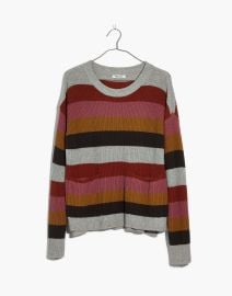 Patch Pocket Pullover Sweater in Walton Stripe at Madewell