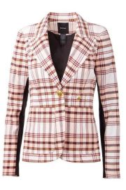 Patch Pocket Tuxedo Stripe Blazer at Marissa Collections