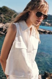 Patch Pocket Vest at Zara