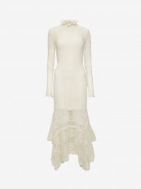 Patchwork Lace Knitted Dress by Alexander McQueen  at Alexander McQueen 