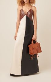 Patchwork Leather Maxi Dress By Chlo Moda Operandi at Moda Operandi