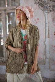 Patchwork Polka Dot Smock Magnolia Pearl Clothing at Magnolia Pearl