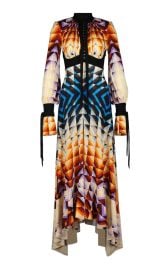 Patchwork-Printed Second Skin Jersey Maxi Dress By Paco Rabanne at Moda Operandi