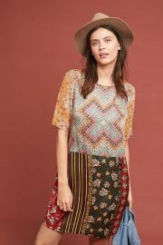 Patchwork Tunic Dress at Anthropologie