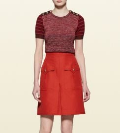 Patchwork knit Top at Gucci