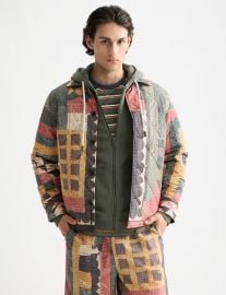 Patchwork mountain print overshirt Scotch amp Soda at Scotch & Soda