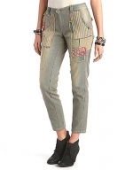 Patchwork trousers by Free People at Lord & Taylor