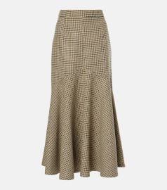 Patou Houndstooth print skirt at Mytheresa