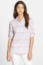 Patriotic Stripe Popover Top at Nordstrom Rack