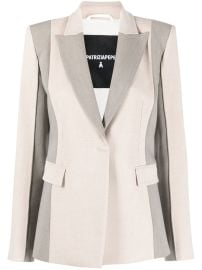 Patrizia Pepe single-buttoned two-tone Blazer - at Farfetch