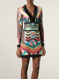 Patterned Dress by Balmain at Farfetch