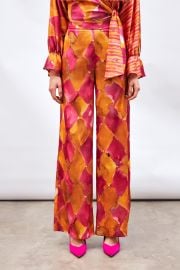 Patterned Pants at Sateen