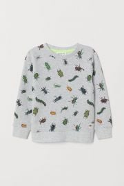 Patterned Sweatshirt at H&M