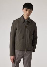 Paul Smith Grey Wool Zip Jacket at Paul Smith