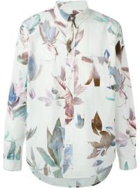 Paul Smith Leaf Print Shirt   - Tessabit at Farfetch