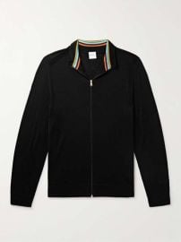 Paul Smith Merino Wool Zip Up Cardigan at Mr Porter