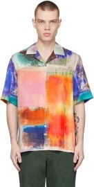 Paul Smith Multicolor Screen Print Shirt SSENSE at Ssense