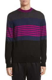 Paul Smith Stripe Merino Wool Crewneck Sweater at Nordstrom