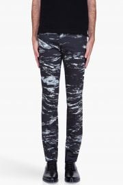 Paul Smith Water Print Trousers at SSENSE