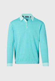 Paul Stuart Cotton Long Sleeve Polo at Paul Stuart