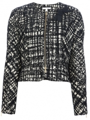 Paule Ka Cropped Printed Jacket - Sn3 at Farfetch