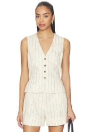 Paulette Stripe Vest at Revolve